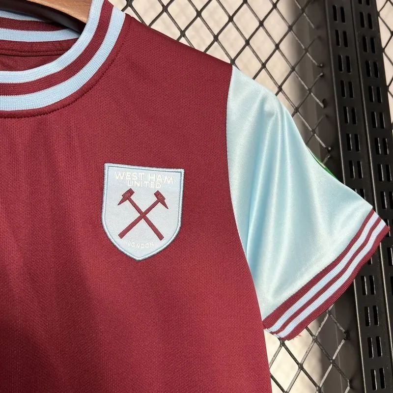 24-25 West Ham Home Kid Kits Youth Apparels Sport AAAAJersey Yupoo 4