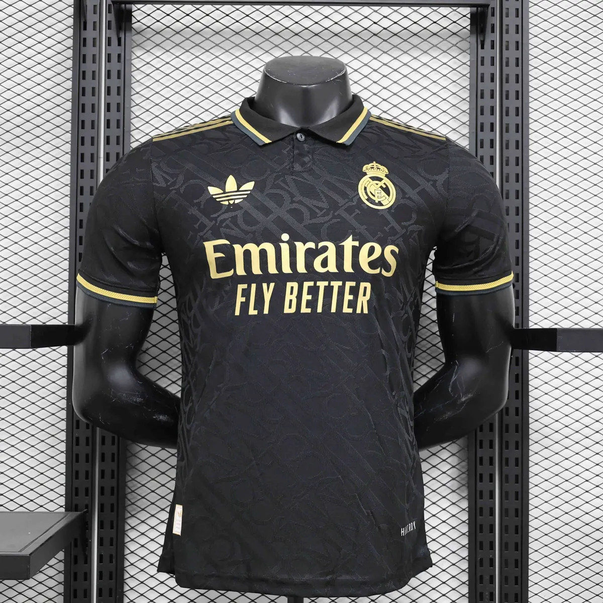 24-25 Real Madrid Originals Black and Gold Kit Player Version Shirt AAAAJersey Supplier Yupoo 5