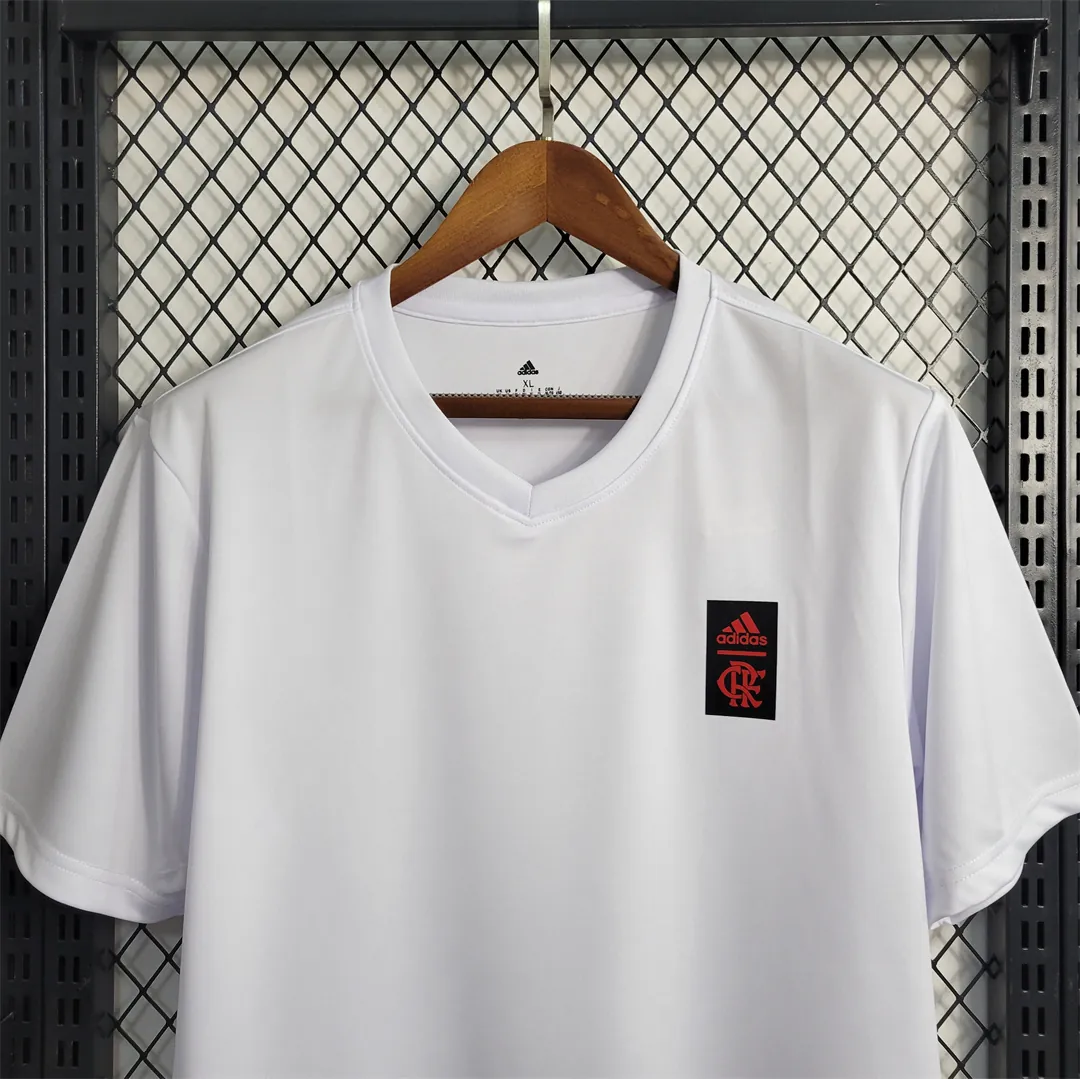 23-24 Flamengo white casual T 5