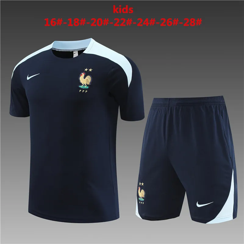 23-24 France Kids Training Yupoo Soccer Jerseys 1