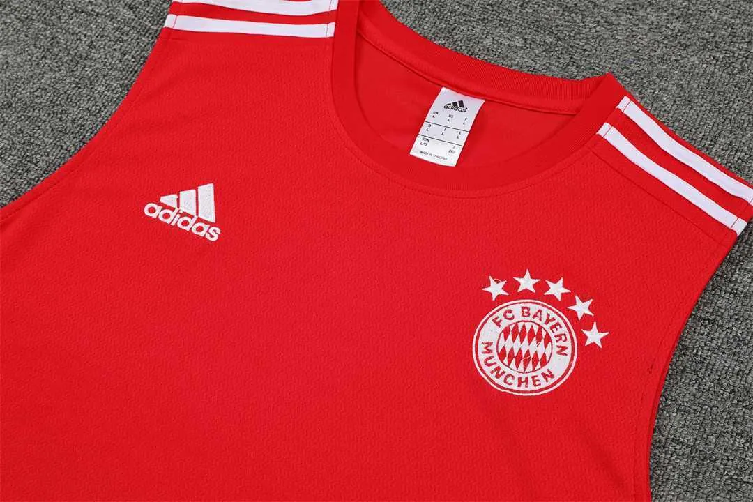 22-23 Bayern vest training suit kit red 10
