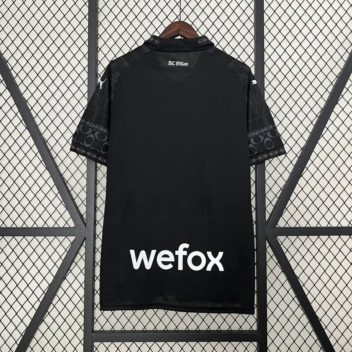 23-24 AC Milan Fouth Kit Black Shirt Jerseys World Yupoo 1