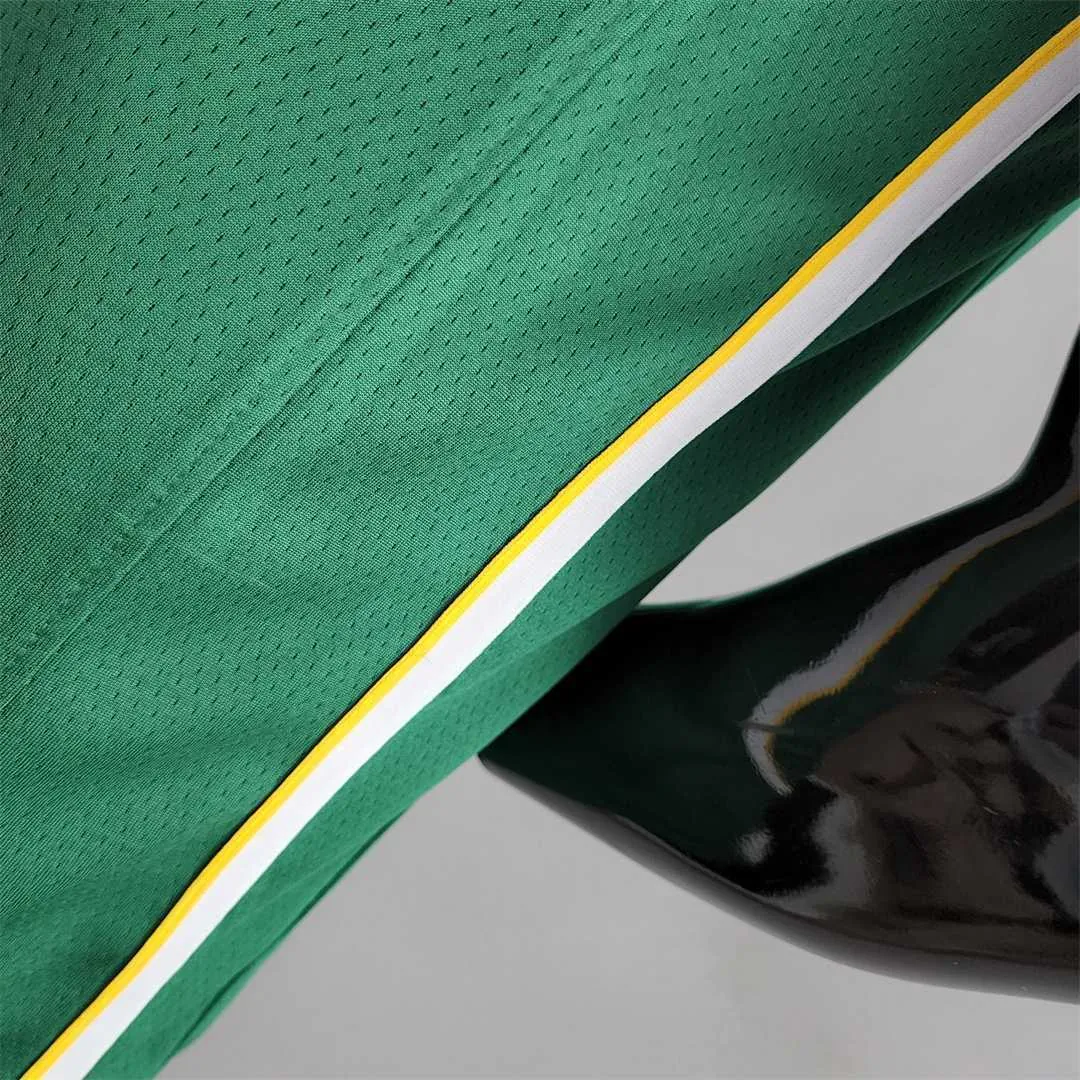 Boston Celtics Tatum #0 Green Gold NBA Jersey 4