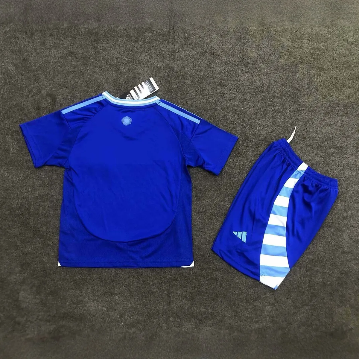 2024 Argentina Away Kid Kits Copa America Children Sets Football Replicas Yupoo 5