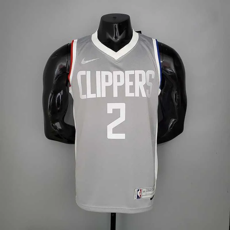 2021 LEONAR0#2 Los Angeles Clippers Bonus Edition Grey 9