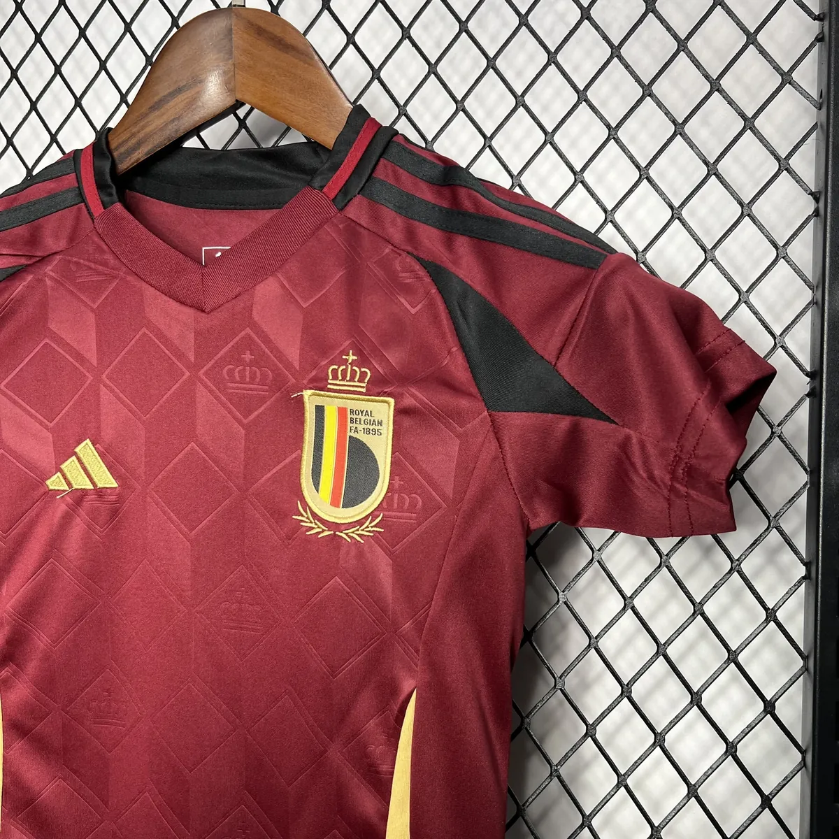 2024 Belgium Home Kid Kits Children Sets Football Jerseys Yupoo 4