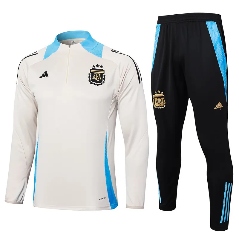 2024 Argentina Long Sleeve Training Suit Football Shirts 3