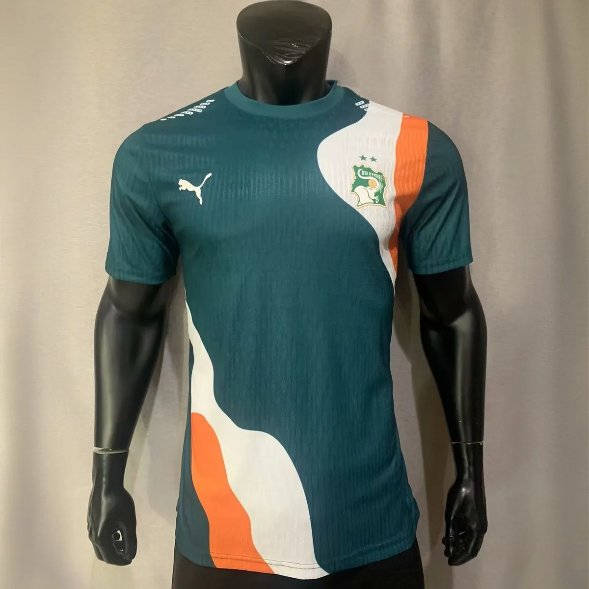 2023 Ivory Coast Cyan-Blue Kit Player Version Shirts Football AAAAJersey Yupoo 1