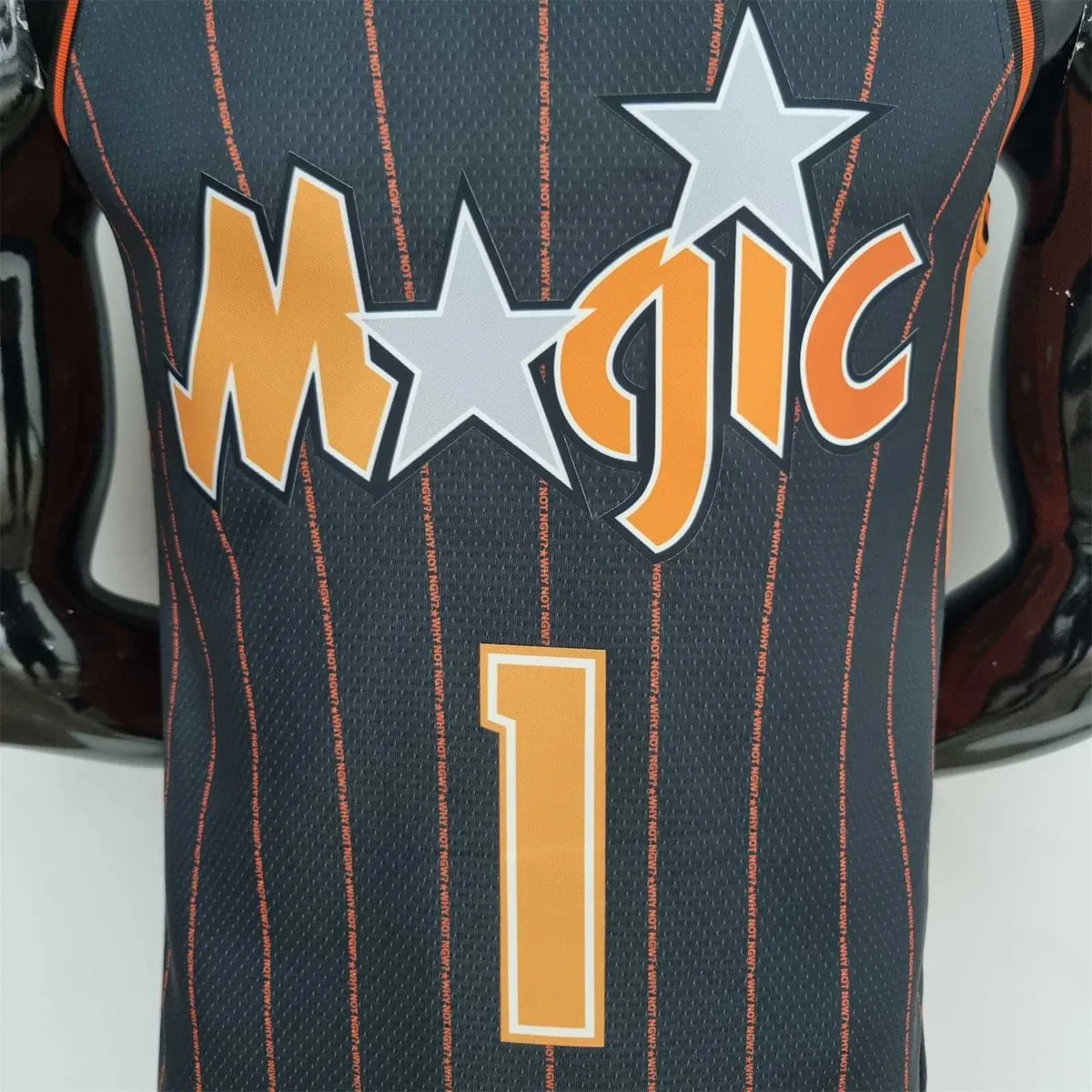 2022 McGrady #1 Orlando Magic City Edition NBA Jersey 5