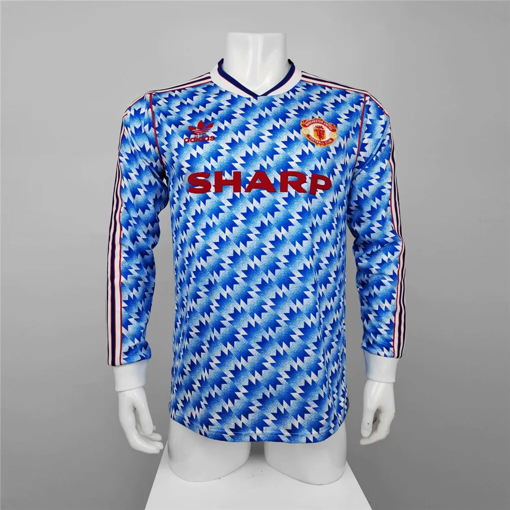 90-92 Manchester United away long sleeve 10