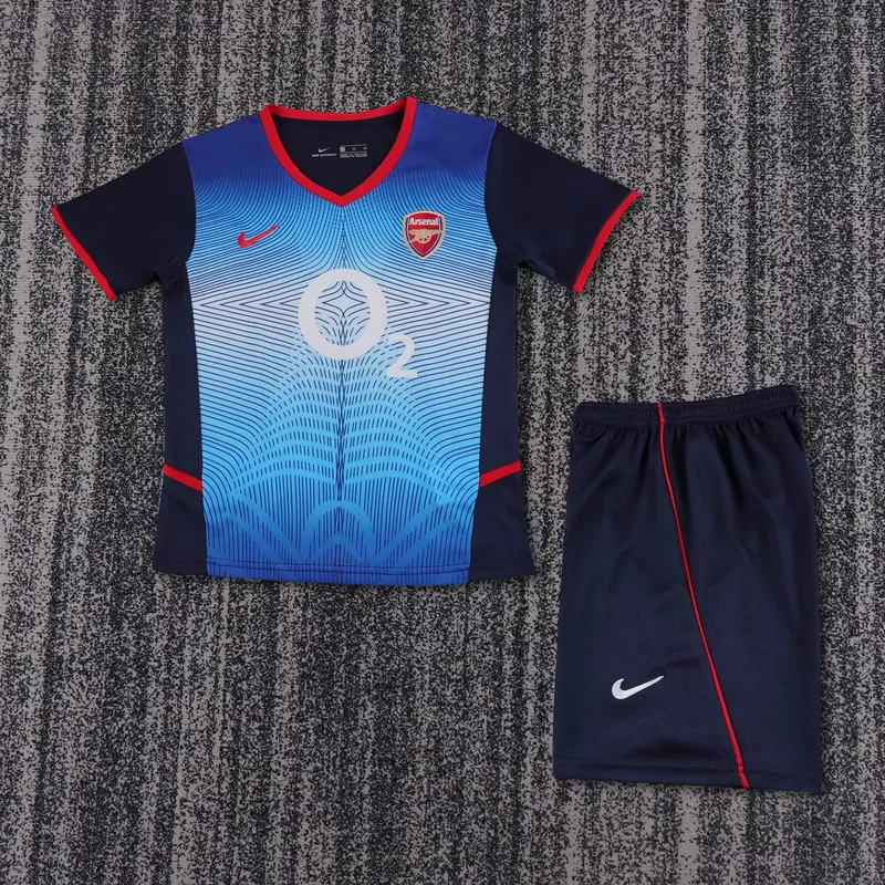 02-04 Arsenal Away Retro Kid Kits Youth Apparels Soccer AAAAJersey Yupoo 3