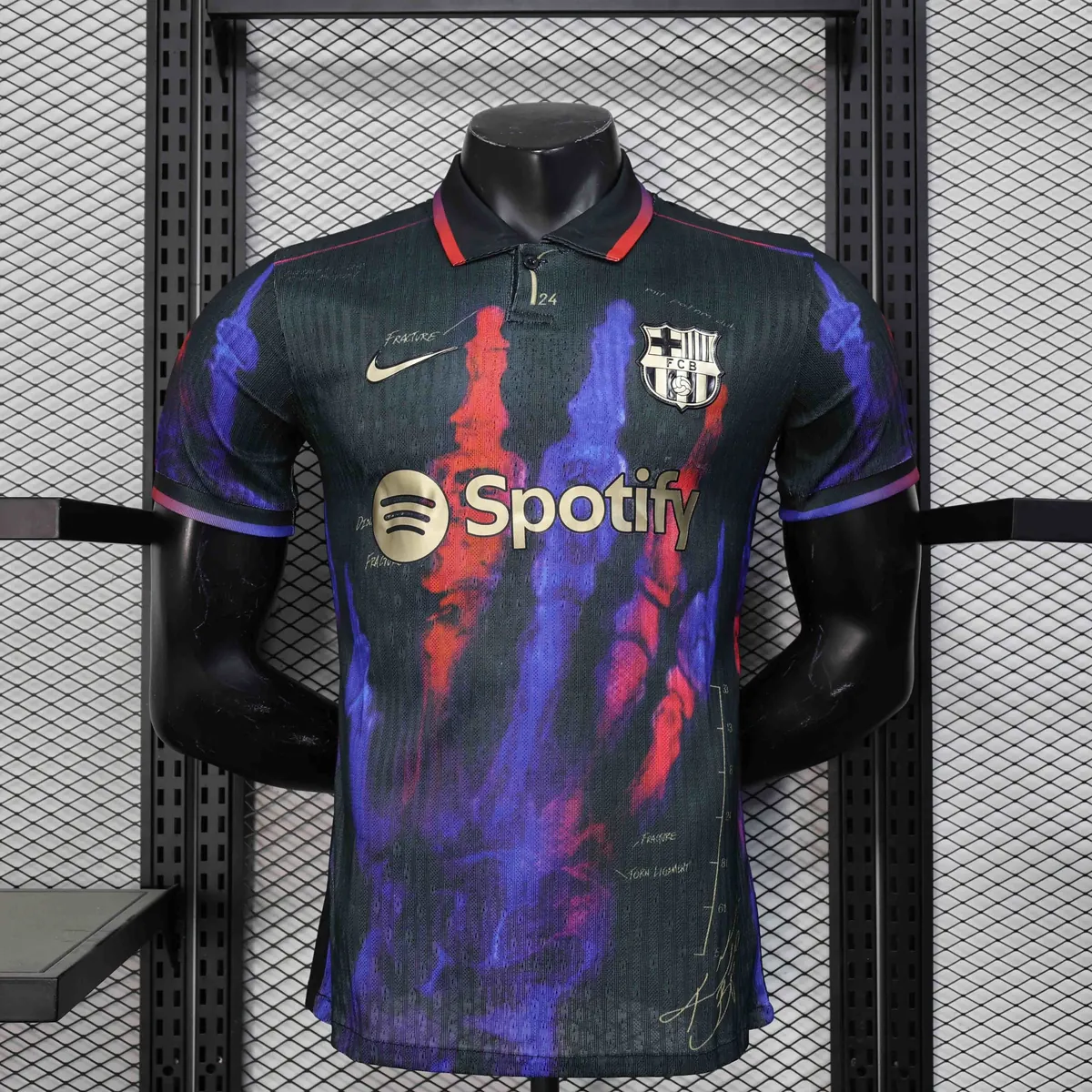 25-26 Barcelona Black Kit Special Edition player version Soccer AAAAJersey Yupoo 4
