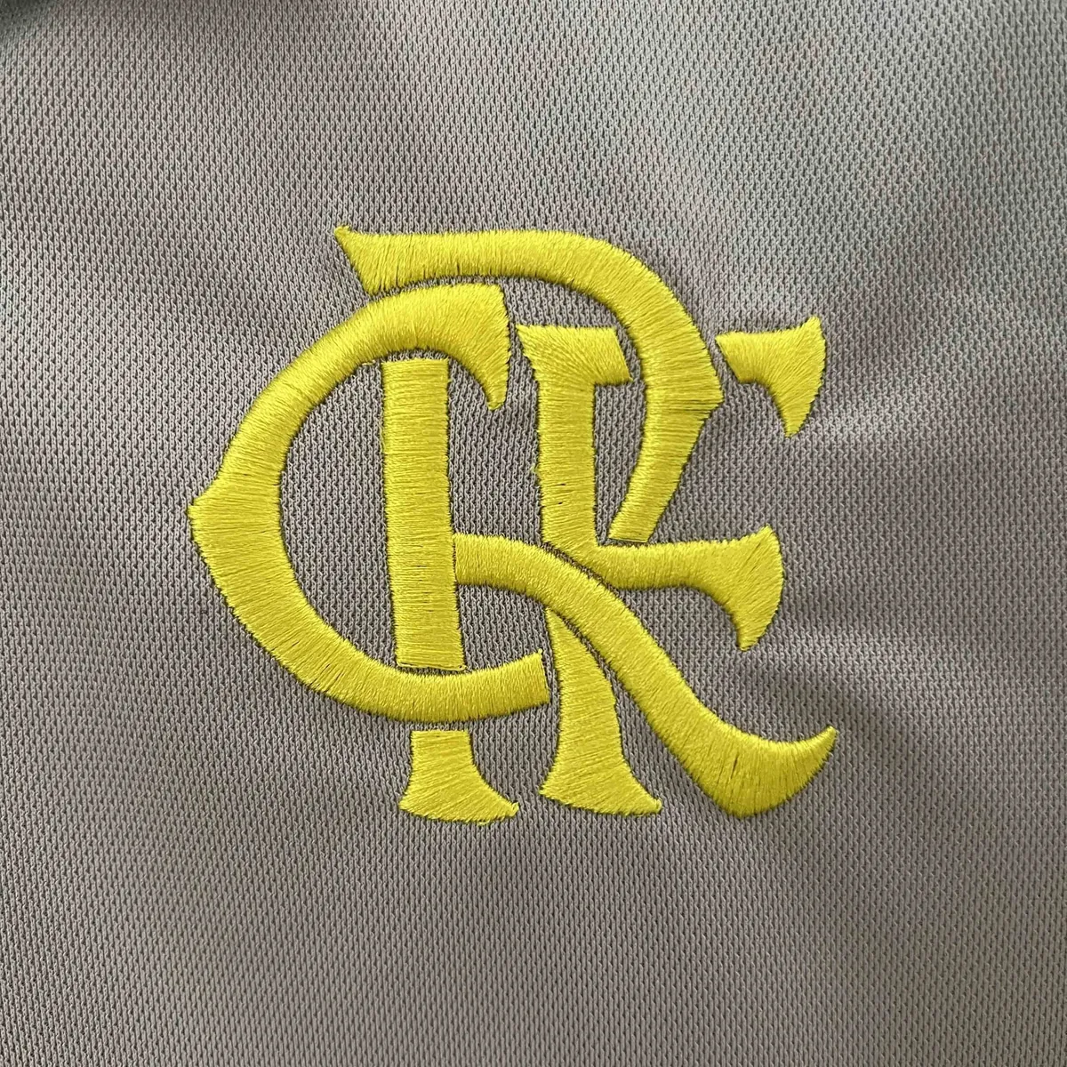 2024 Flamengo Training Gray Polo Shirt Jersey Supplier Yupoo 2