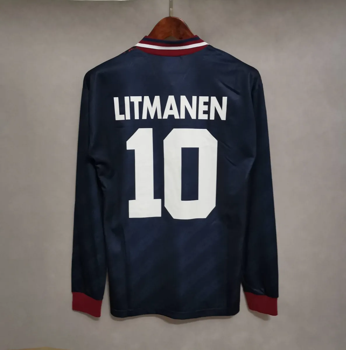 94-95 Ajax away royal blue long sleeve 8