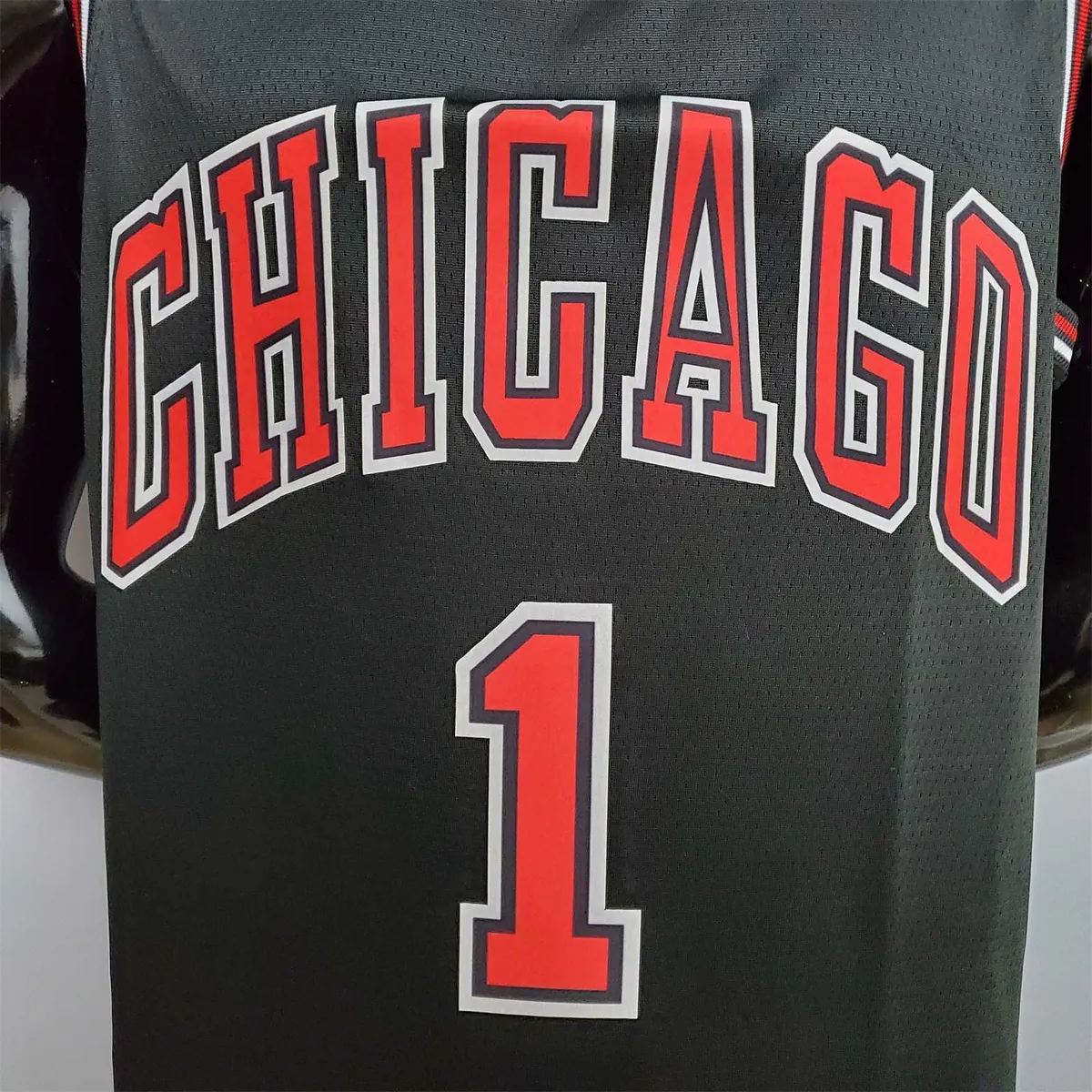 ROSE #1 Chicago Bulls black 6