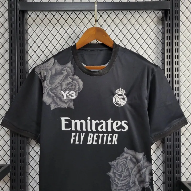 24-25 Real Madrid Y3 Black Kit Jersey Supplier Yupoo 5