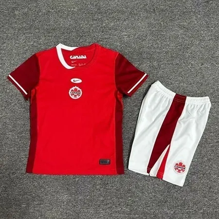 2024 Canada Home Kid Kits Copa America Children Sets Soccer Jerseys Yupoo 2