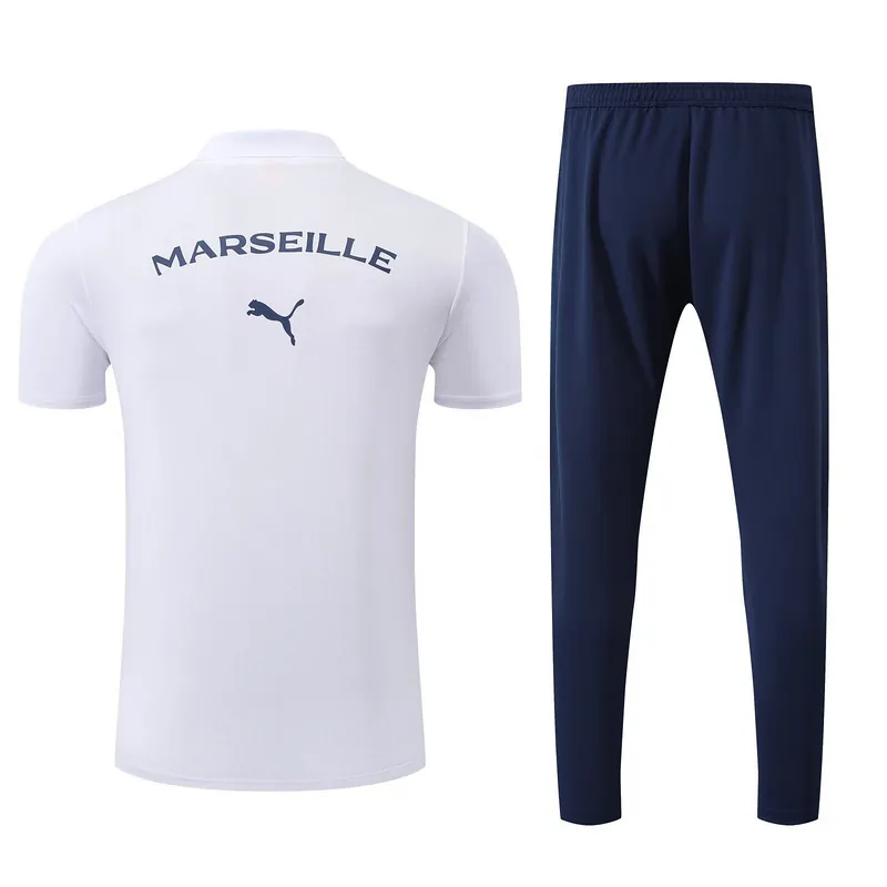 25-26 Marseille Whitr Training POLO Kit Soccer AAAAJersey Yupoo S-2XL 2