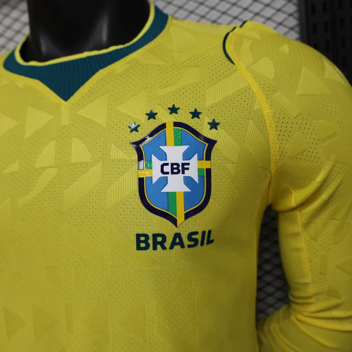 2026 World Cup Brazil Home Kit Player Version Football Long Sleeve Shirt AAAAJersey Supply Yupoo 9