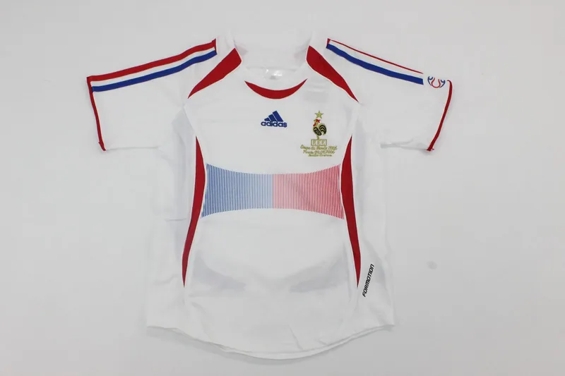 2006 France Away Retro Kid Kits Youth Apparels Soccer AAAAJersey Yupoo 4