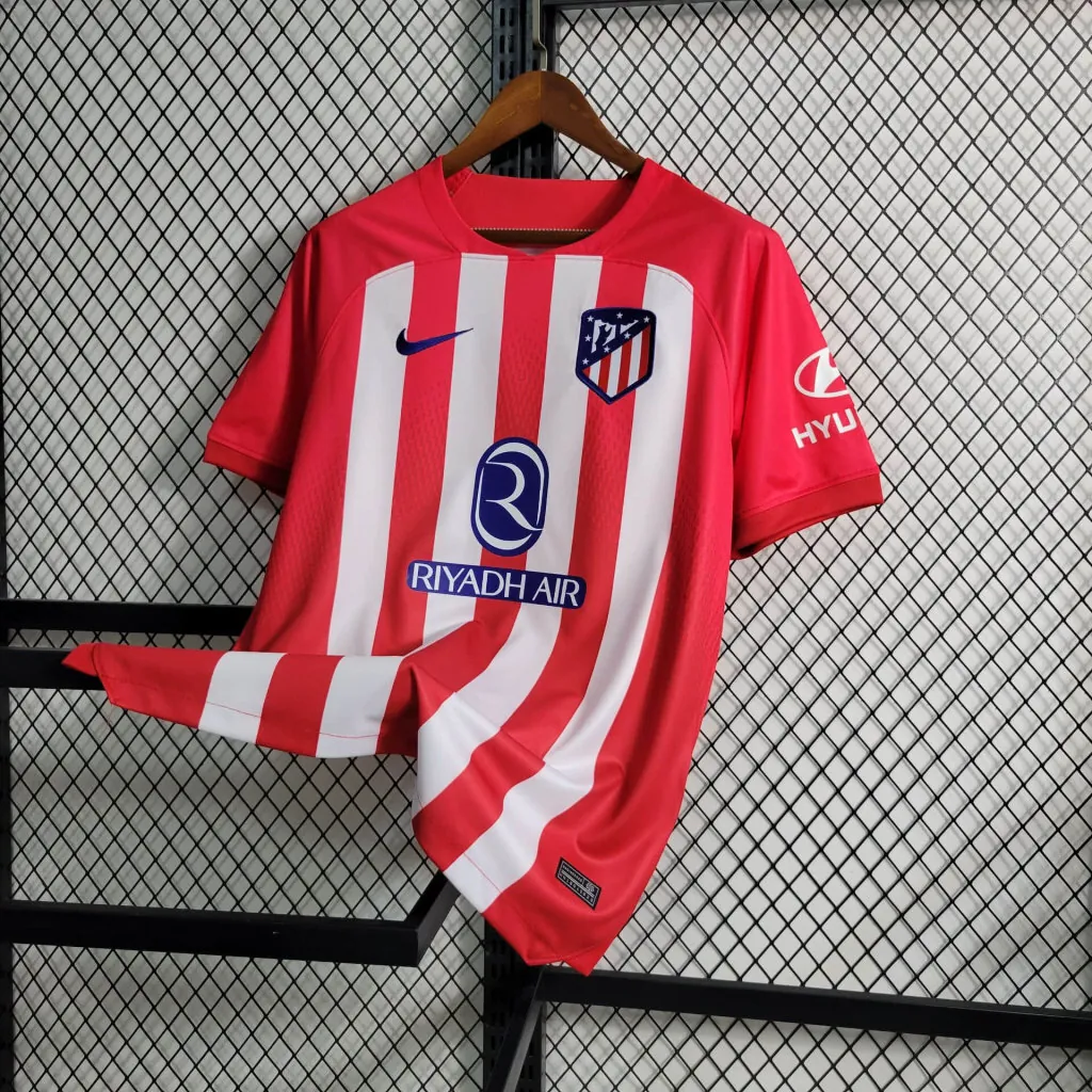 23-24 Atletico Madrid Home S-4XL Cheap Football Kit 1