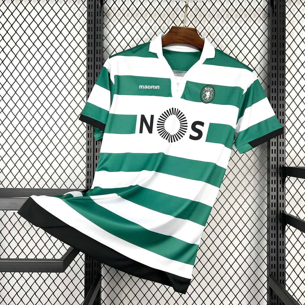 18-19 Sporting Home Football Retro Kit Vintage T-Shirt AAAAJersey Wholesale Yupoo 8 1