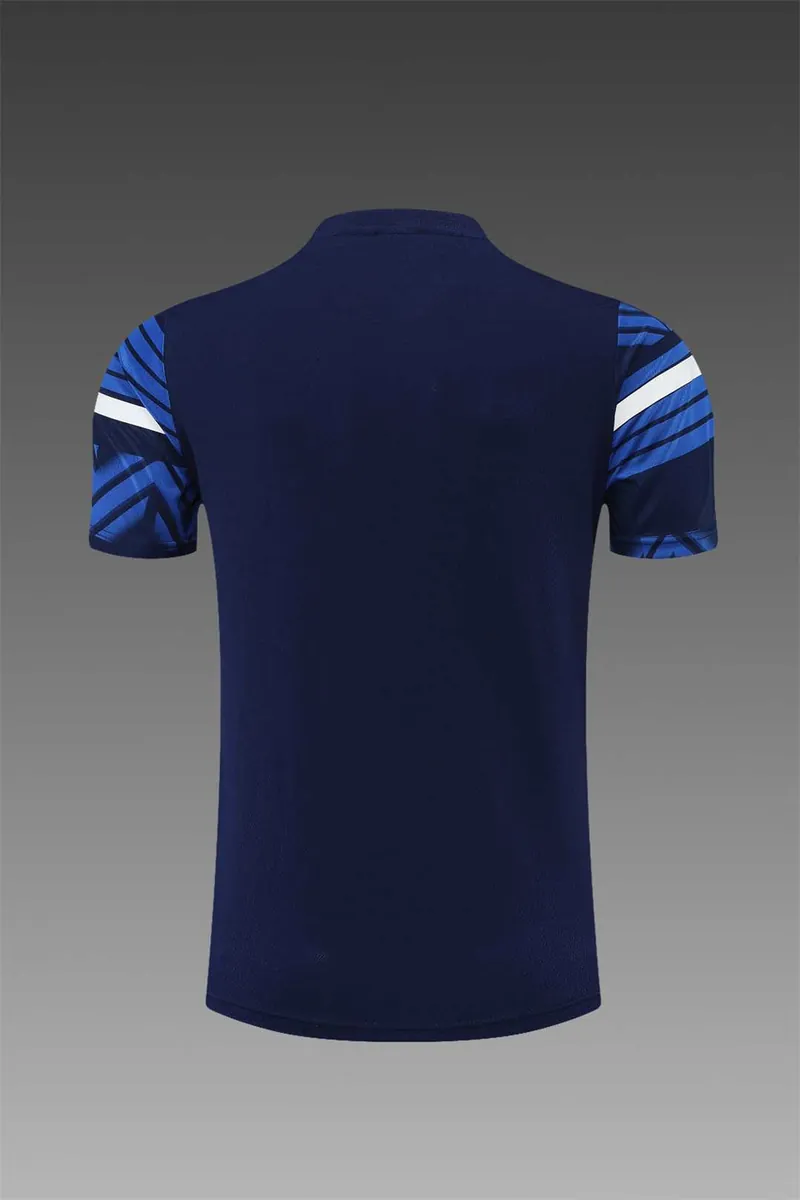 22-23 Marseille training suit short sleeve kit blue 18