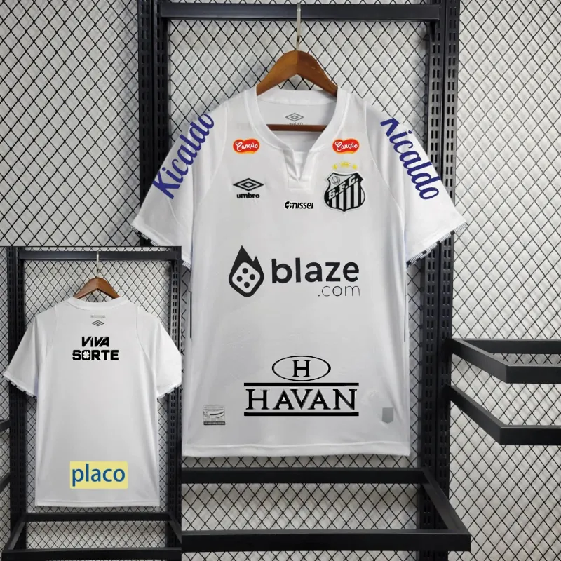 24-25 Santos Home Kit Football AAAAJersey Supplier 7