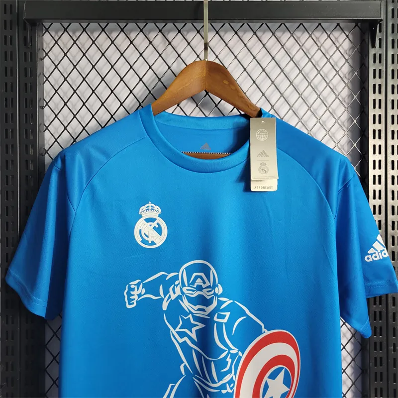 2022 Real Madrid Captain America Special Edition Size S-XXL 1