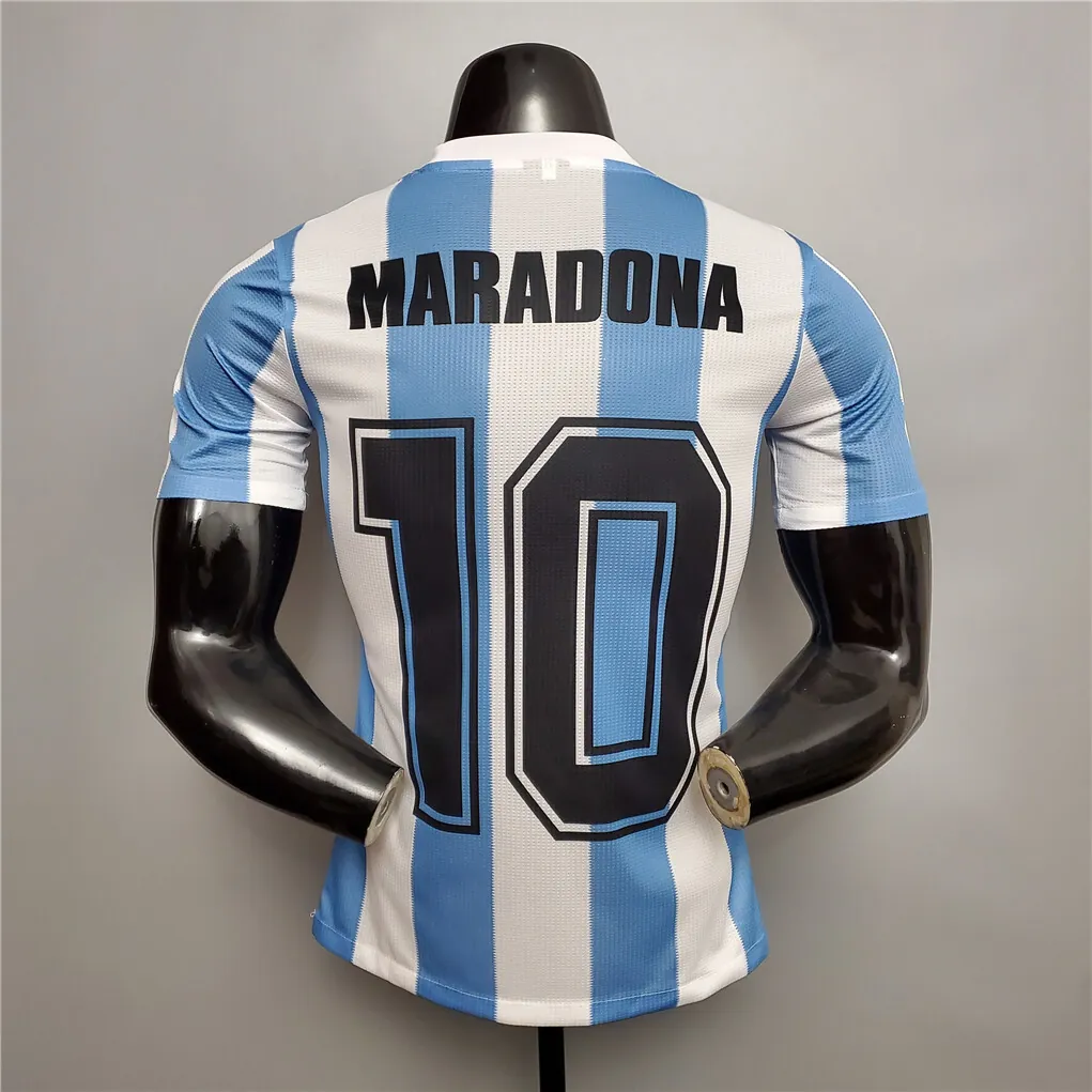 1986 Argentina home 10# Maradona Player version1684421352000 4
