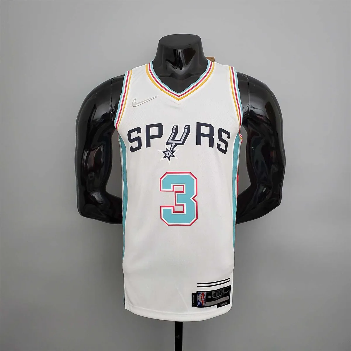 2022 season Johnson #3 Spurs City Edition white 11