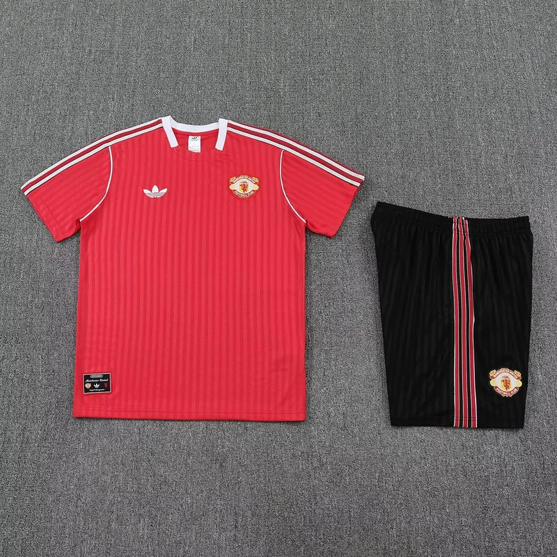 25-26 Manchester United OG Red Training Kits Football Tracksuits 2