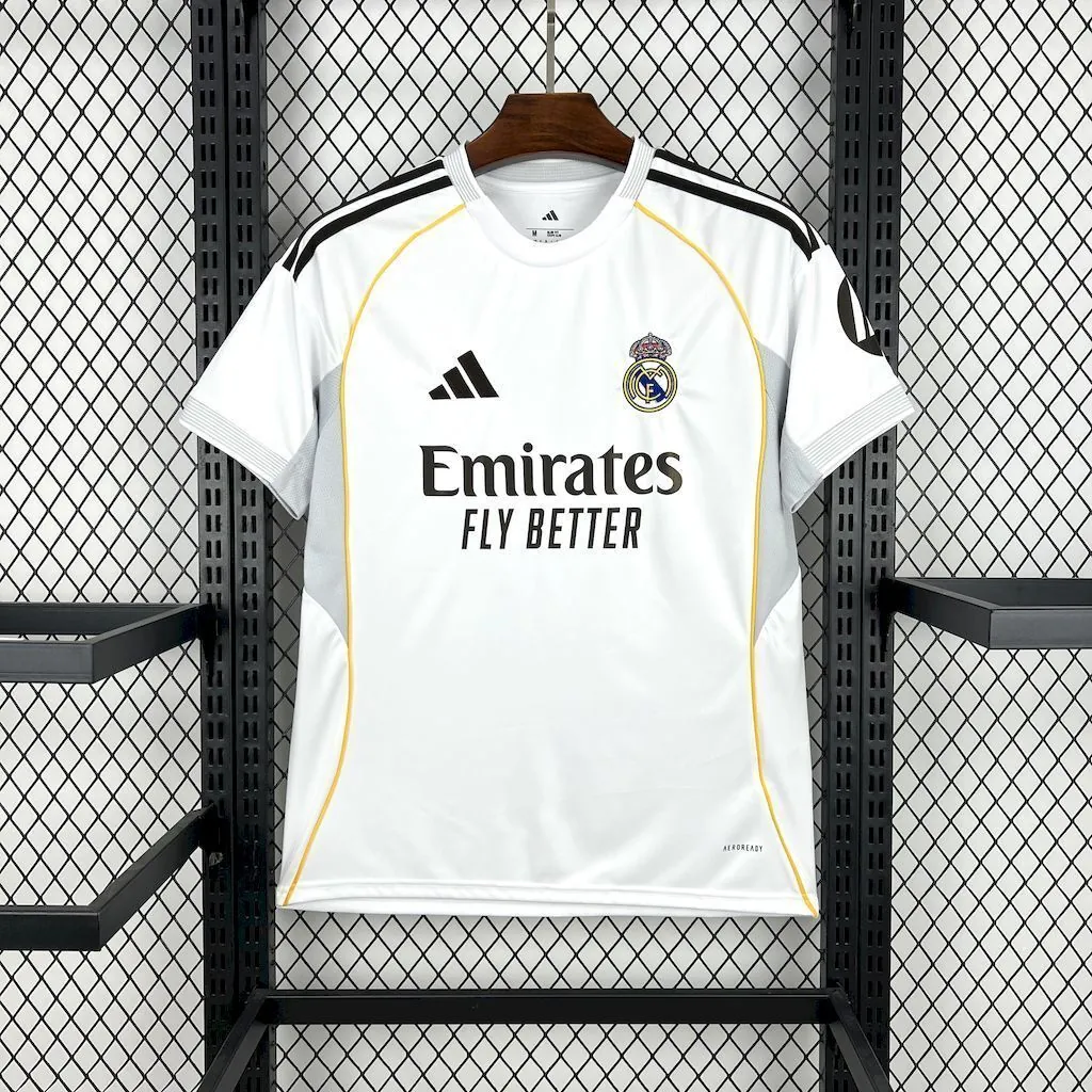 25-26 Real Madrid Home Kit Football T-Shirt AAAAJersey Dropship Yupoo S-4XL 5