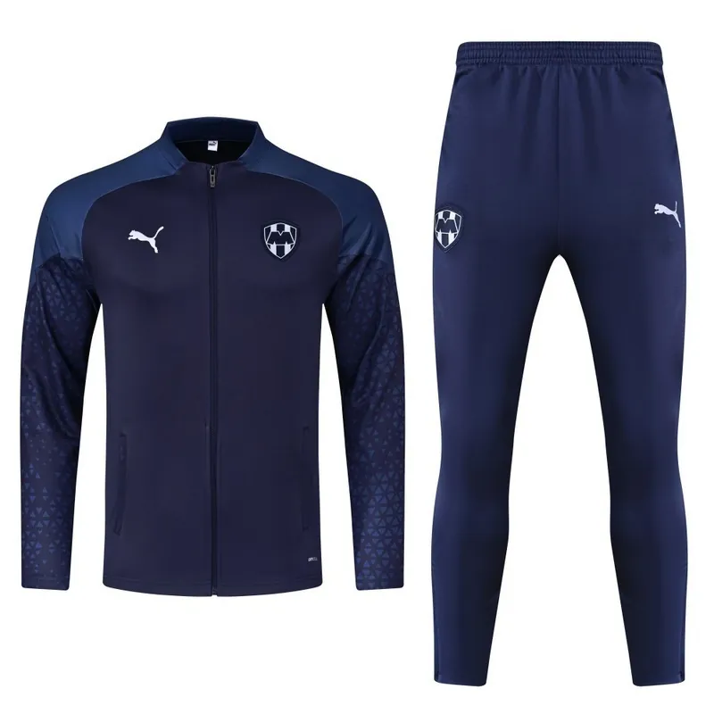 23-24 Rayados Monterrey Navy Jacket Suits Long Sleeve Kits Soccer Jerseys Yupoo 3