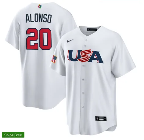 USA 2023 World Cup Baseball Jerseys 40
