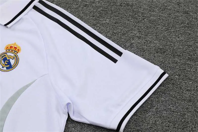 Real Madrid Polo white-black with three sides 18