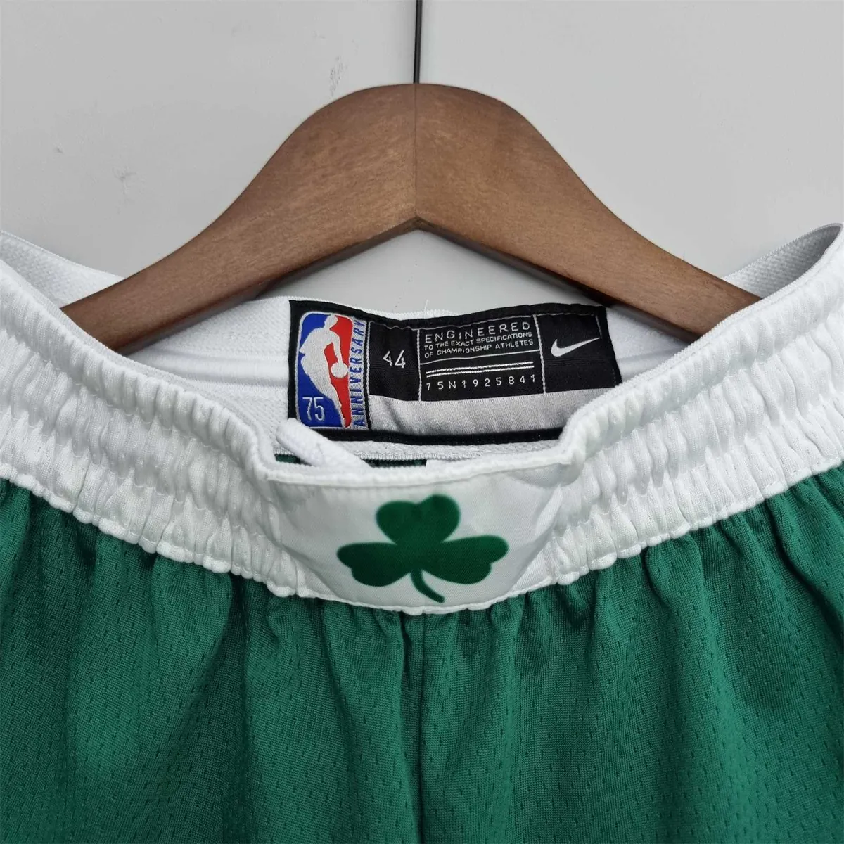 75th Anniversary Boston Celtics Green Shorts NBA 4