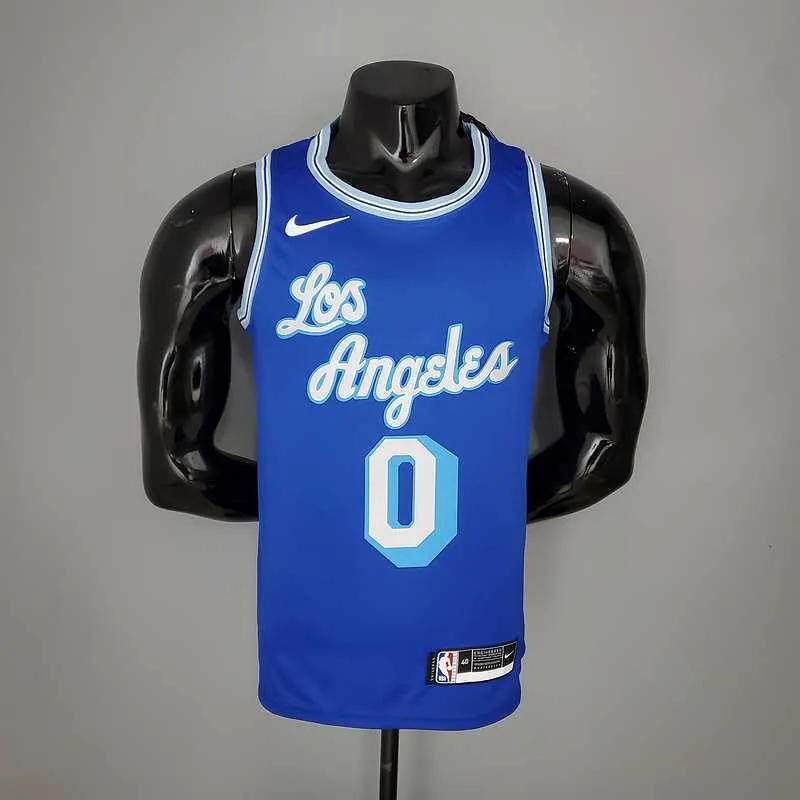 2021 KUZMA #0 Lakers Retro Blue 8