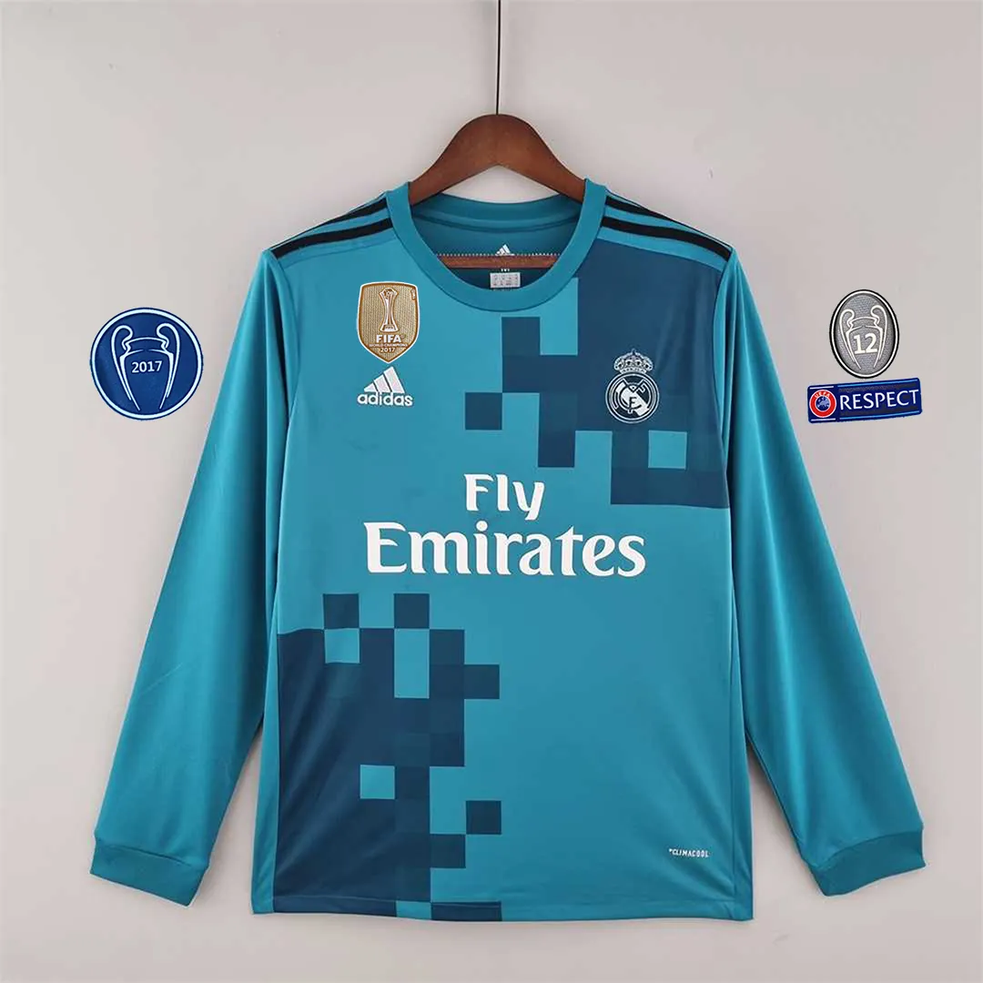 17-18 Real Madrid third away long sleeve 2 11