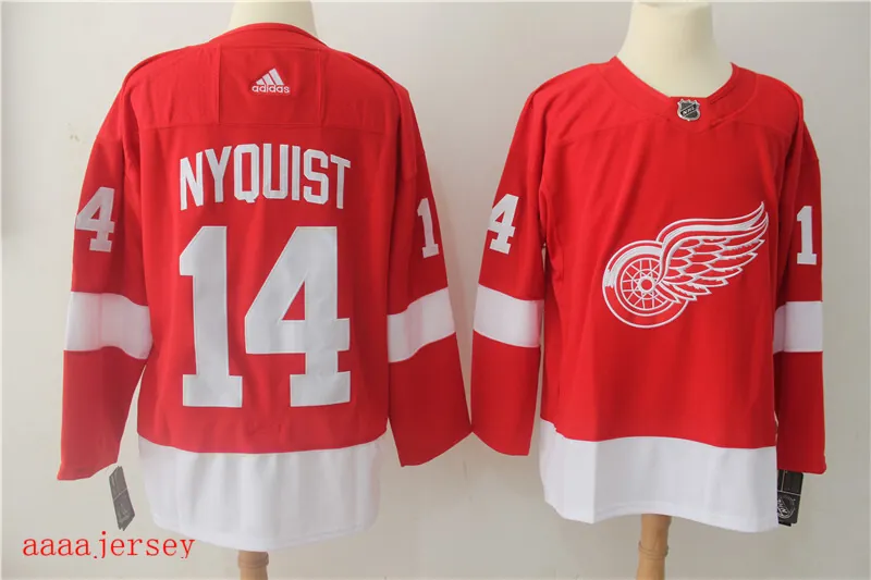 Detroit Red Wings ice hockey jersey M-3XL 底特律红翼队冰球服 3