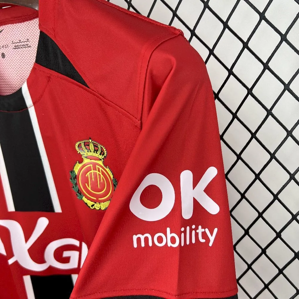 25-26 Mallorca Home Red Kit Soccer AAAAJersey Yupoo 1