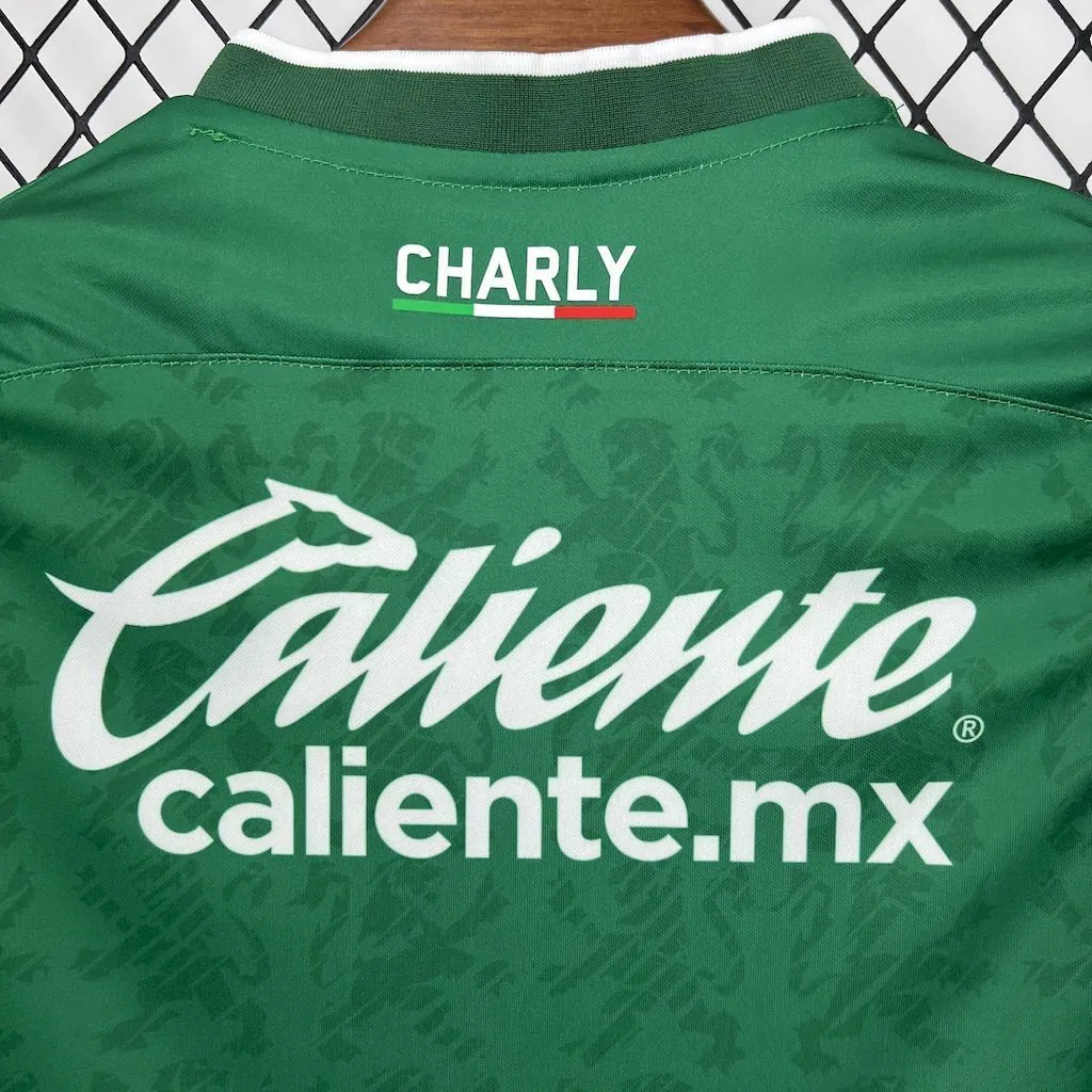 25-26 León Home Kid Kits Soccer AAAAJersey Yupoo 16-28 1