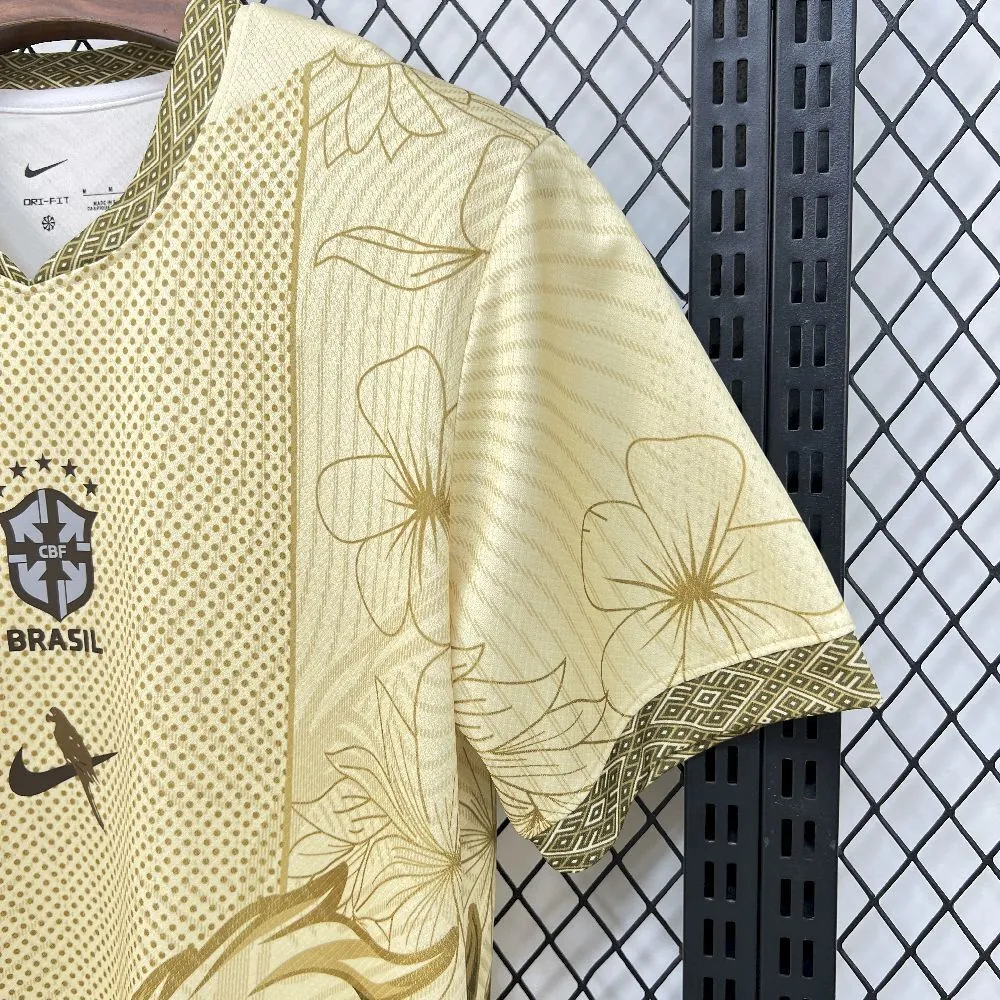 2025 Brazil Special Edition Kit Soccer T-Shirt AAAAJersey Yupoo-1 2