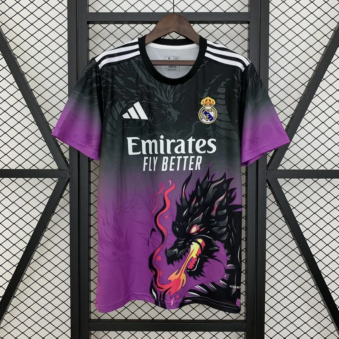 25-26 Real Madrid Dragon Fire Special Edition Shirt Football Uniform AAAAJersey Dropship Yupoo 9