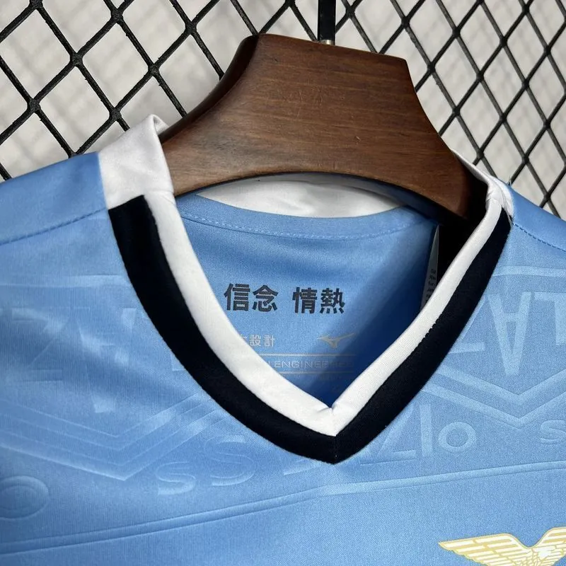 24-25 Lazio Home Kid Kits Youth Apparels Football AAAAJersey Yupoo 6