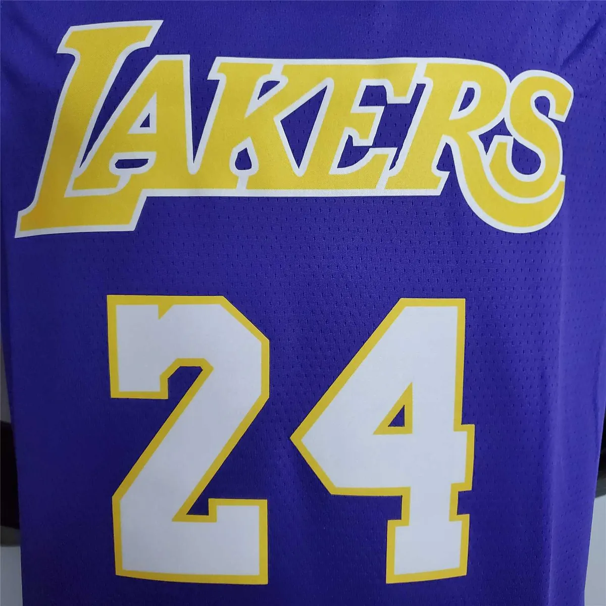 Bryant #24 Lakers purple yellow 2