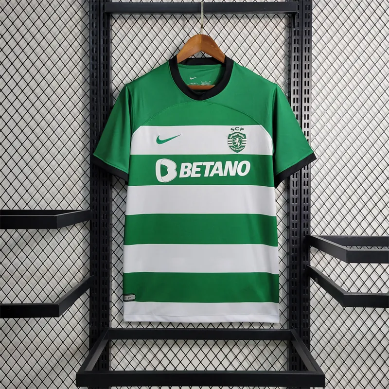 23-24 Sporting Lisbon Home Shirt Football Jerseys Yupoo 9