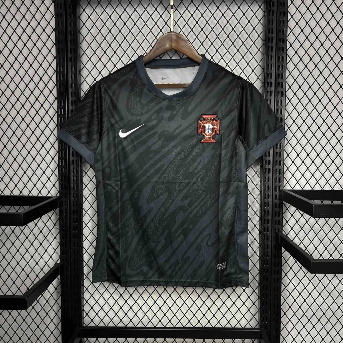 2024 Portugal Goalkeeper Black Kit UEFA Euro 2024 Soccer Uniform AAAAJersey Dropshiping Yupoo 6