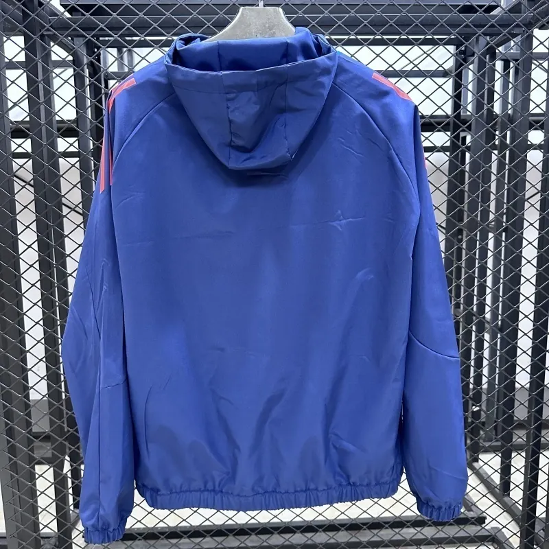 25-26 Universidad de Chile Navy Windbreaker Jackets Yupoo 2