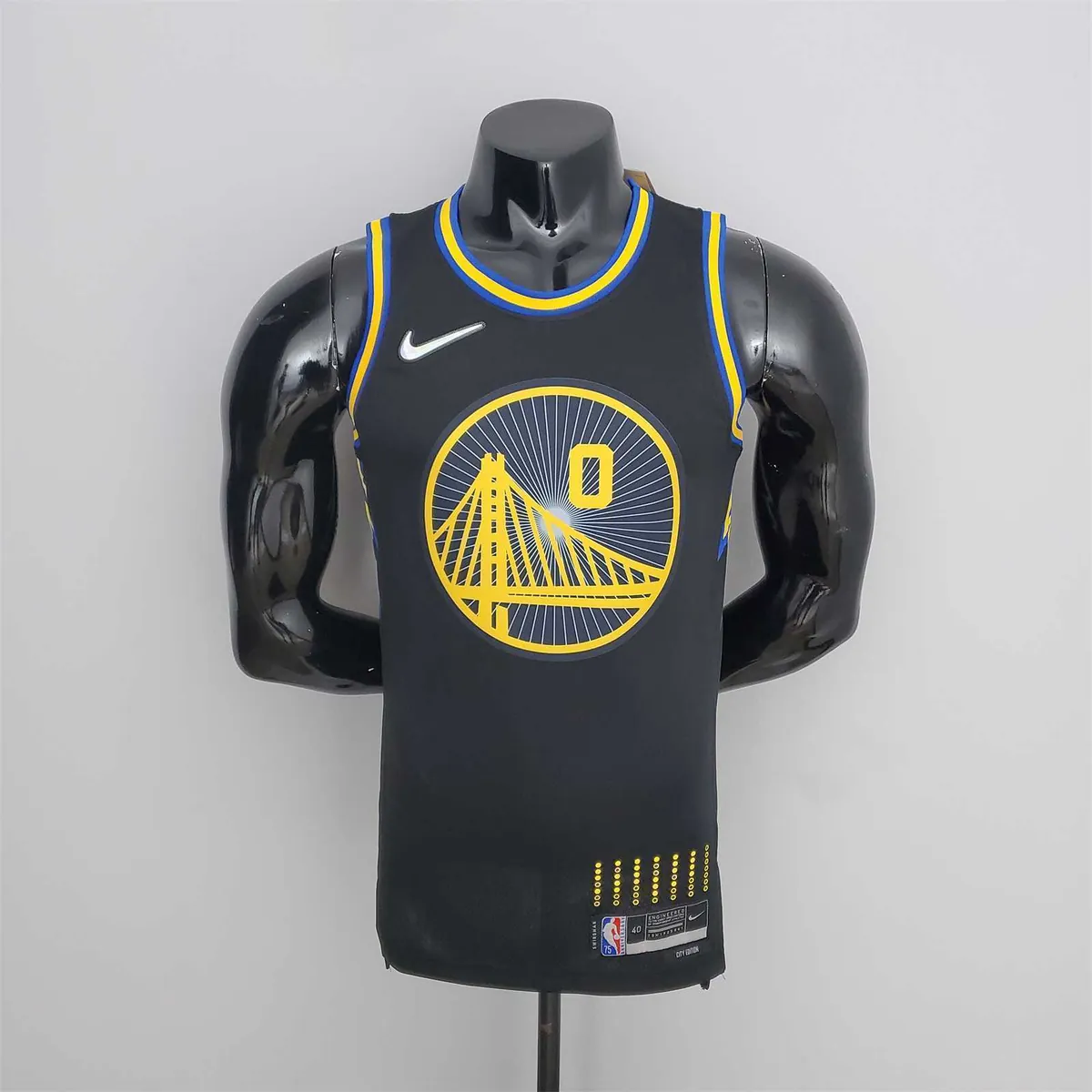 2022 Season Payton II#0 Warriors City Edition Black NBA Jersey 9